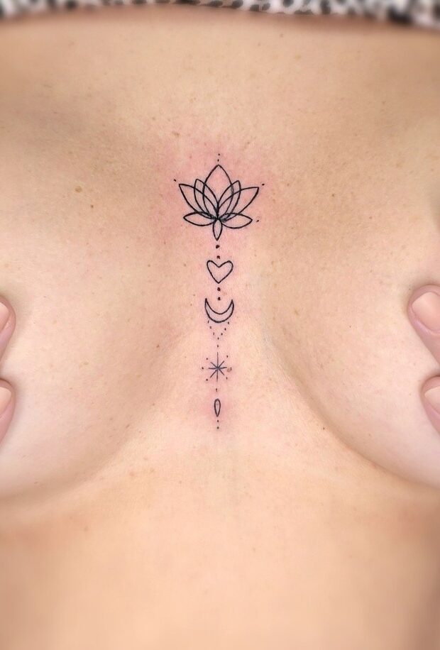 Tatuaje de línea fina